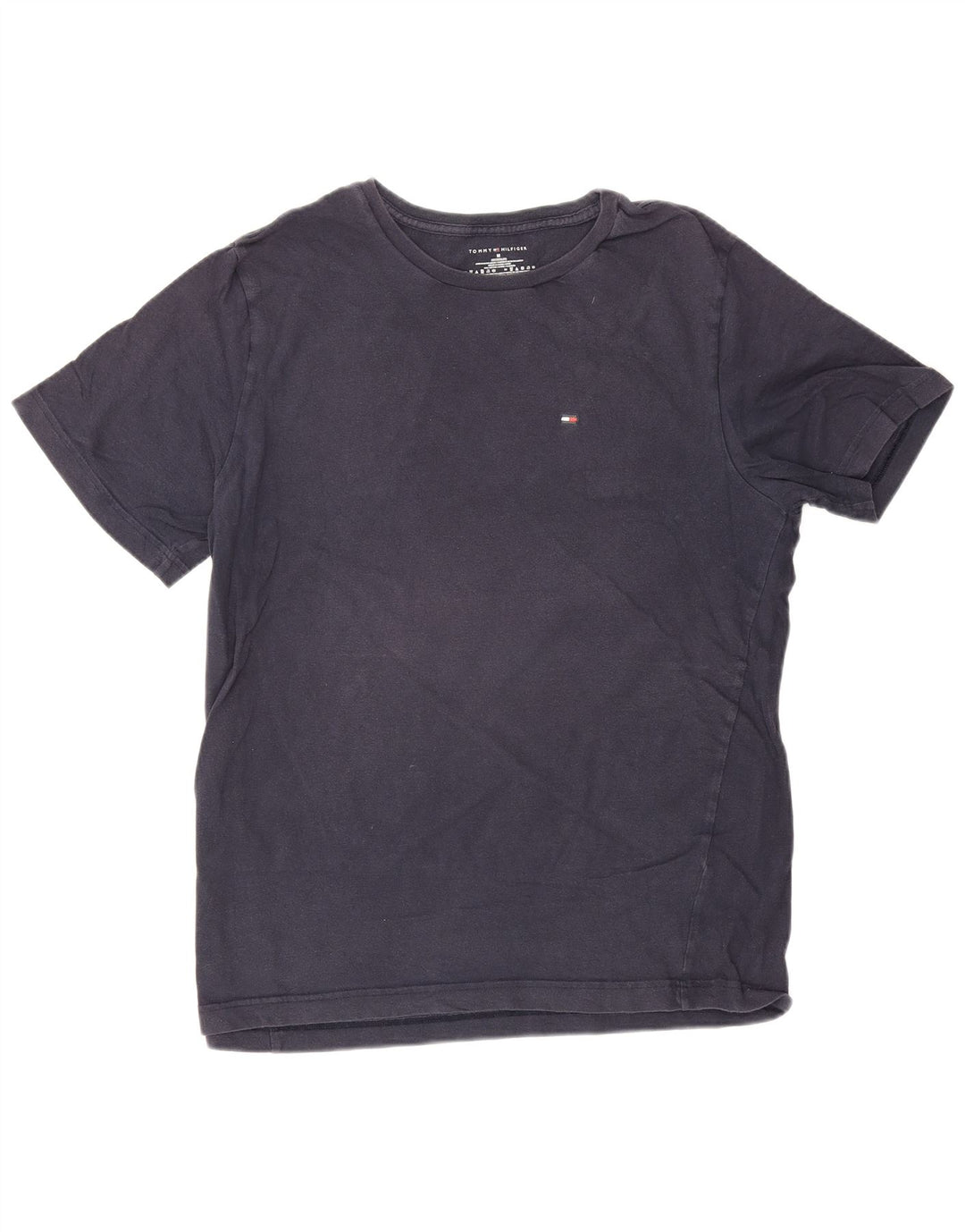 Camiseta masculina Tommy Hilfiger Top médio algodão azul marinho
