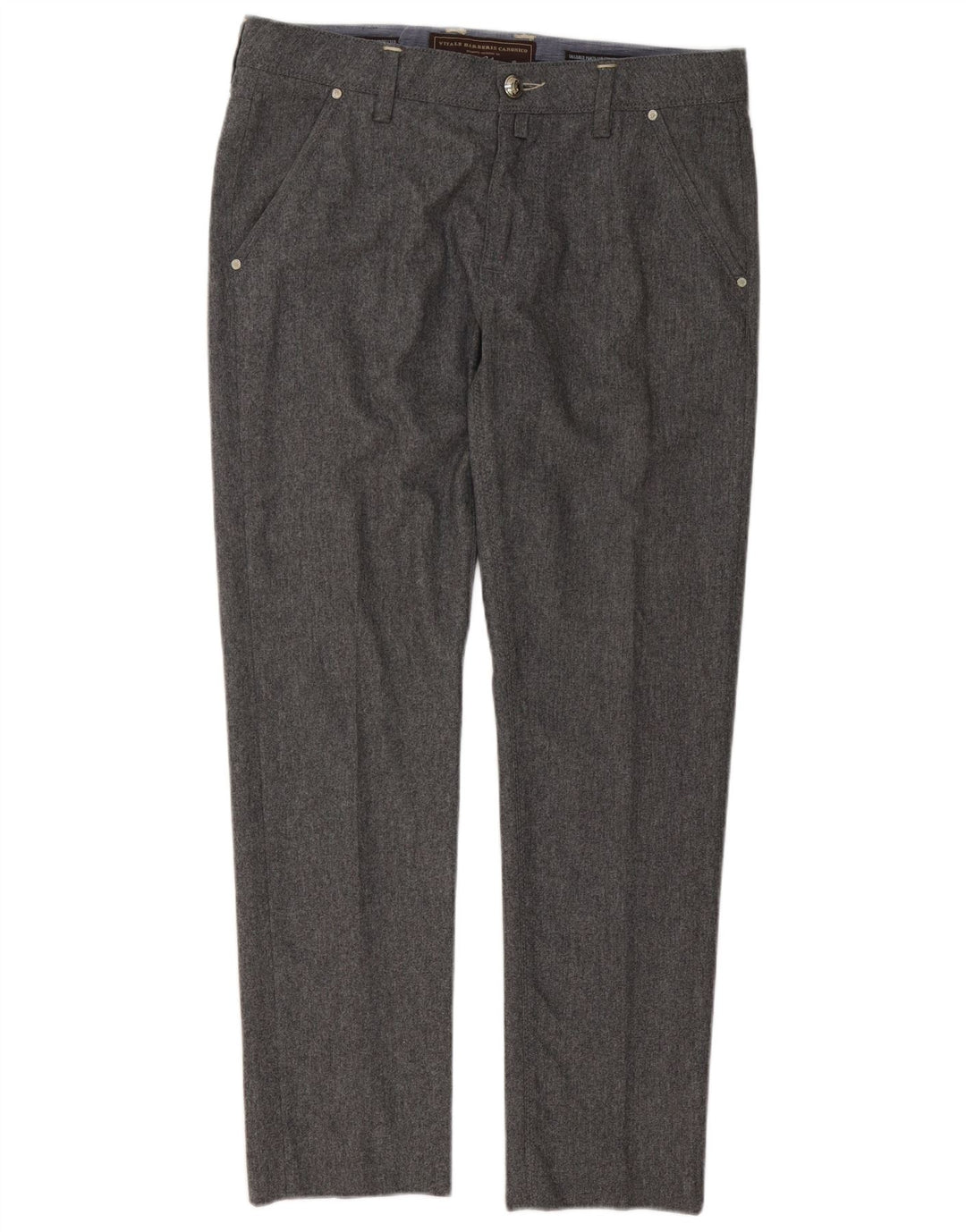 Calça slim masculina Jacob Cohen W34 L31 lã cinza