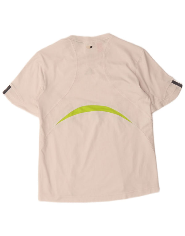 Camiseta Adidas Boys Climacool Top 13-14 Anos Branco Colorblock Poliéster