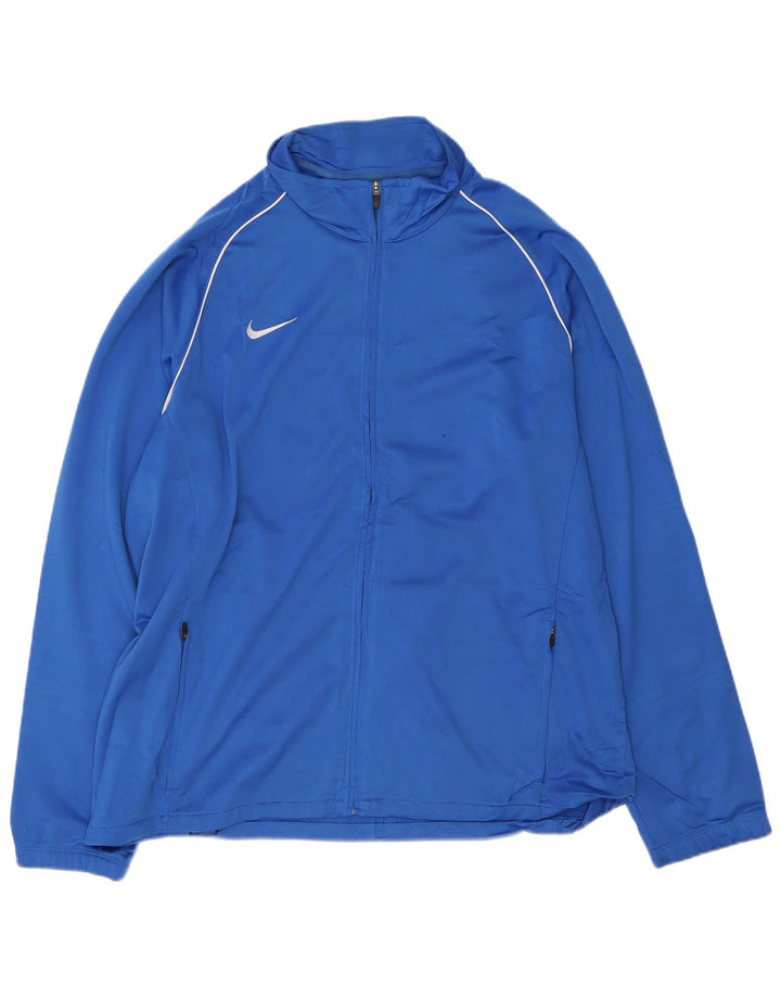 Nike Mens Treino Top Jacket 2XL Azul Poliéster