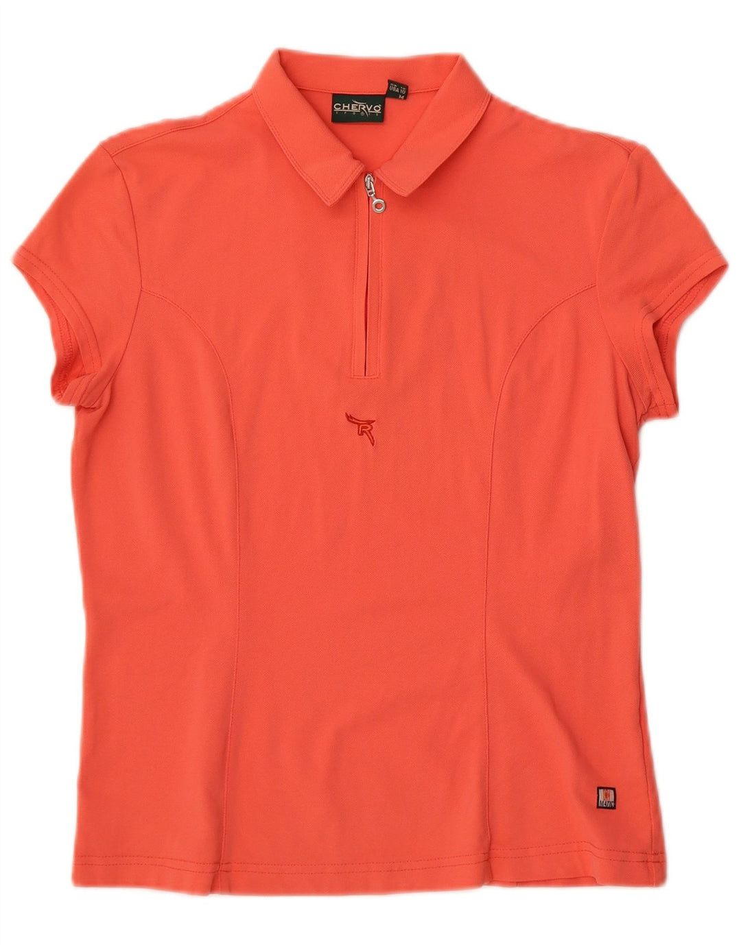 Camisa polo feminina Chervo UK 12 laranja médio