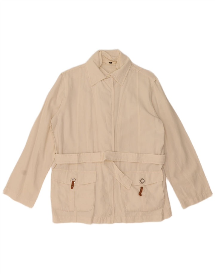 Jaqueta utilitária feminina Fay UK 14 médio off white