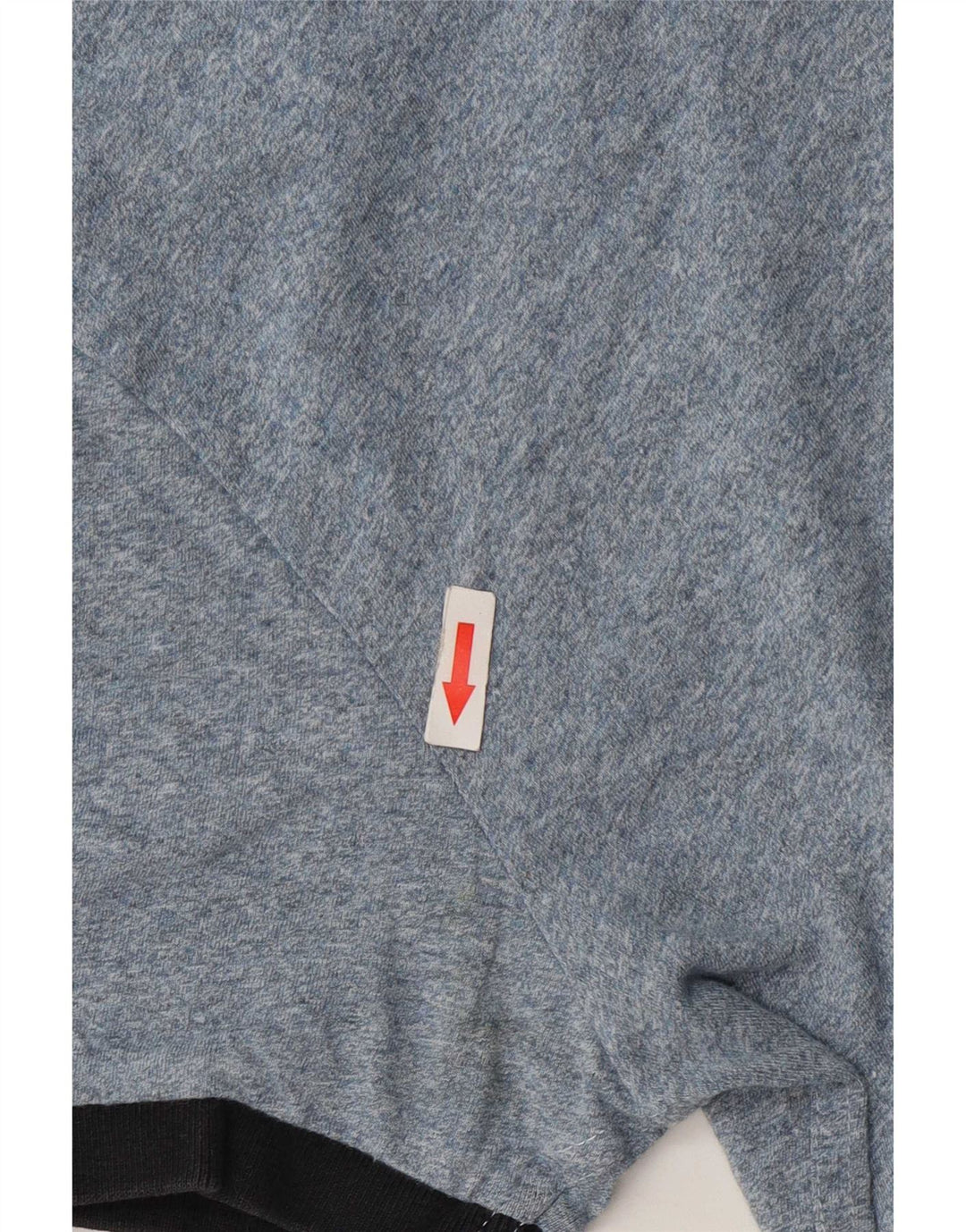 Camiseta masculina Superdry top pequeno algodão manchado azul
