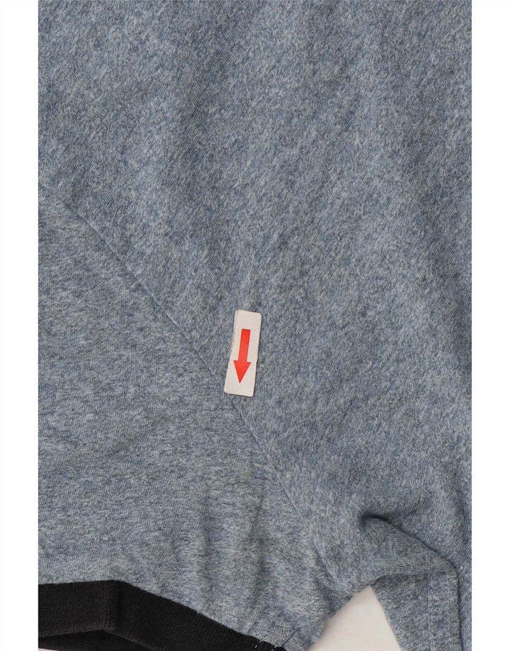 Camiseta masculina Superdry top pequeno algodão manchado azul