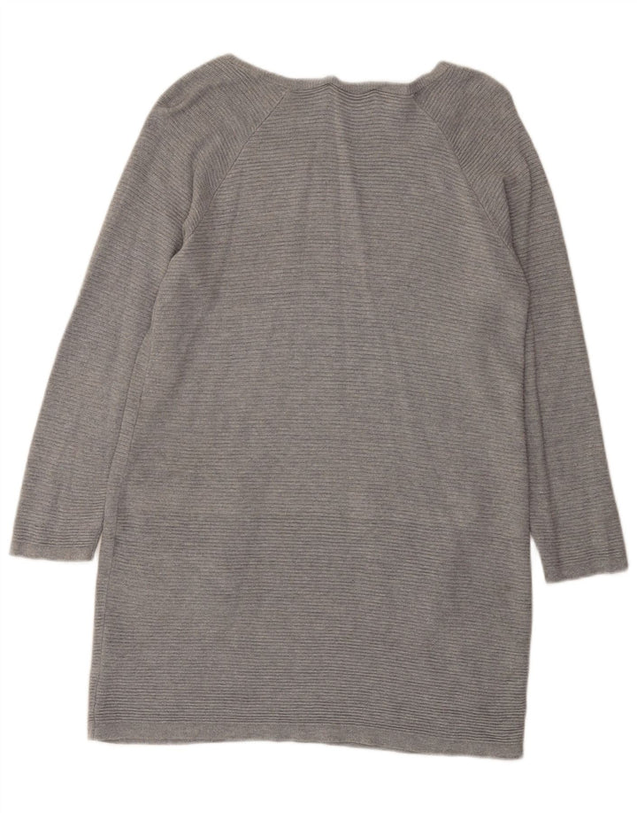 Vestido jumper feminino Marks & Spencer grande tamanho Reino Unido 10 viscose cinza pequeno