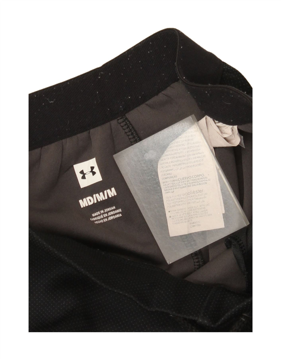 Under Armour Mens Calças de treino Joggers poliéster preto médio
