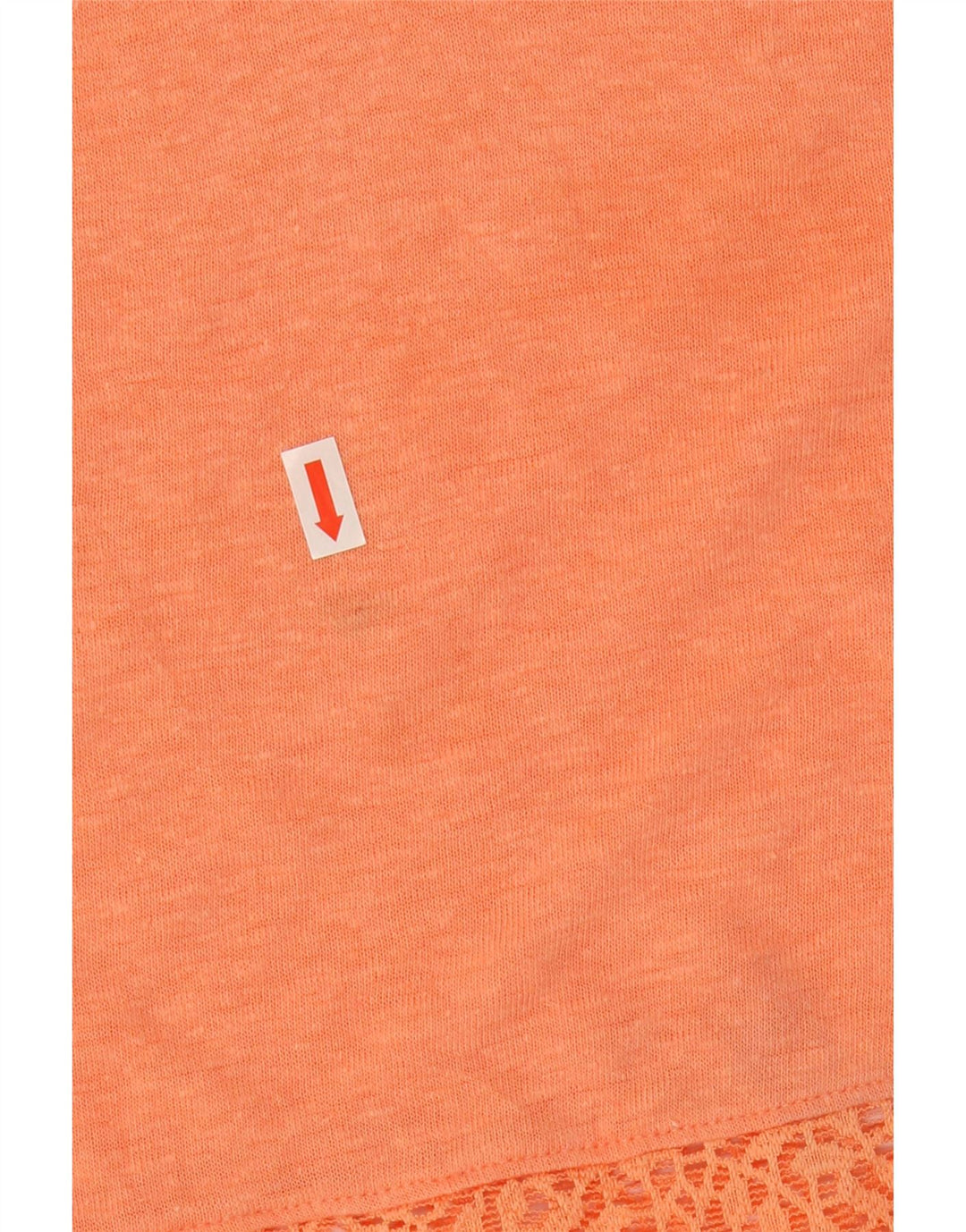Camiseta feminina Marks & Spencer superdimensionada, Reino Unido 10 pequena laranja