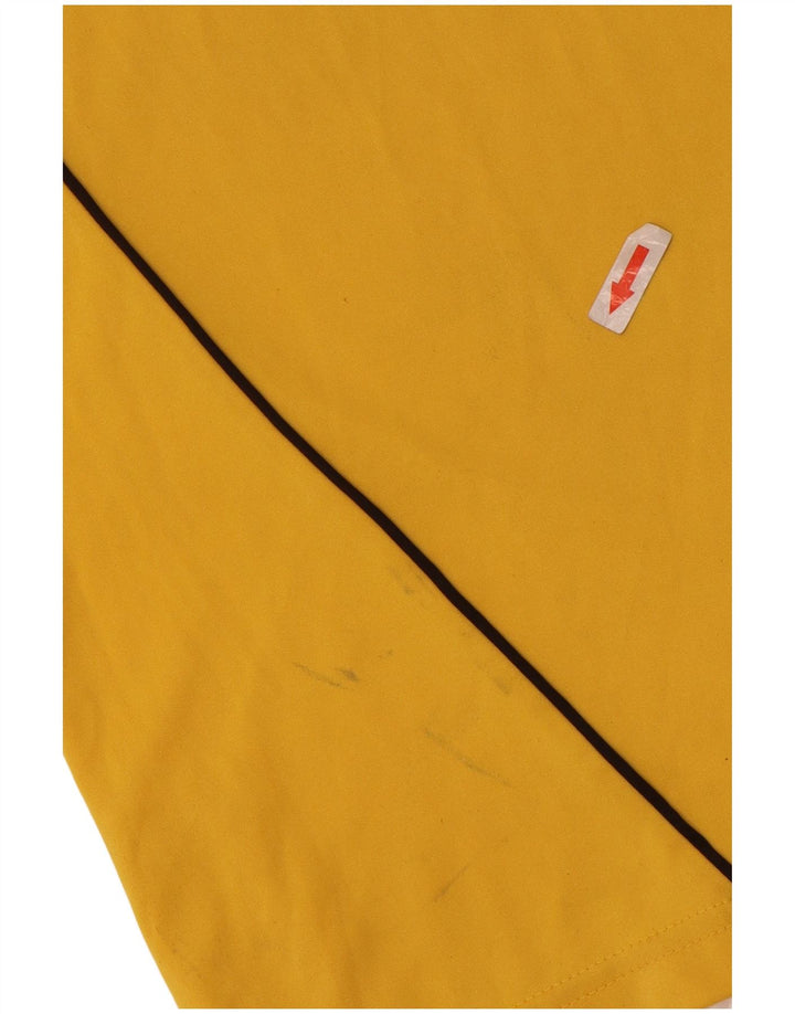 Camiseta masculina Adidas grande poliéster amarelo