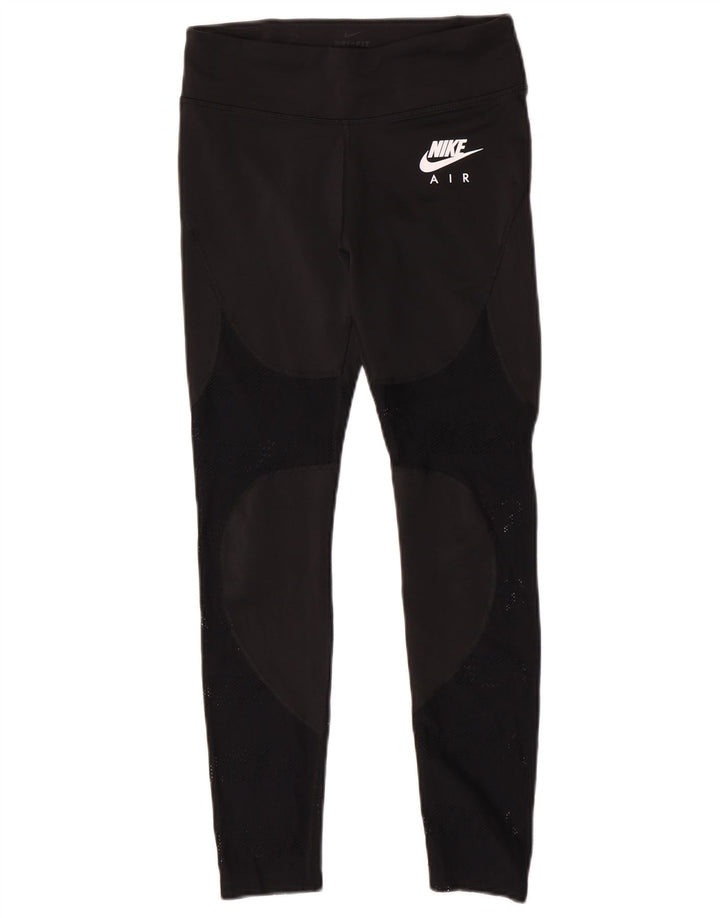 Leggings Nike Dri Fit Graphic UK 12 Médio Preto Poliéster