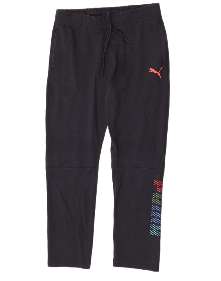Calça de treino masculina Puma XL preto algodão