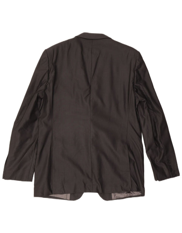 Jaqueta blazer masculina de 2 botões ZARA EU 54 XL cinza