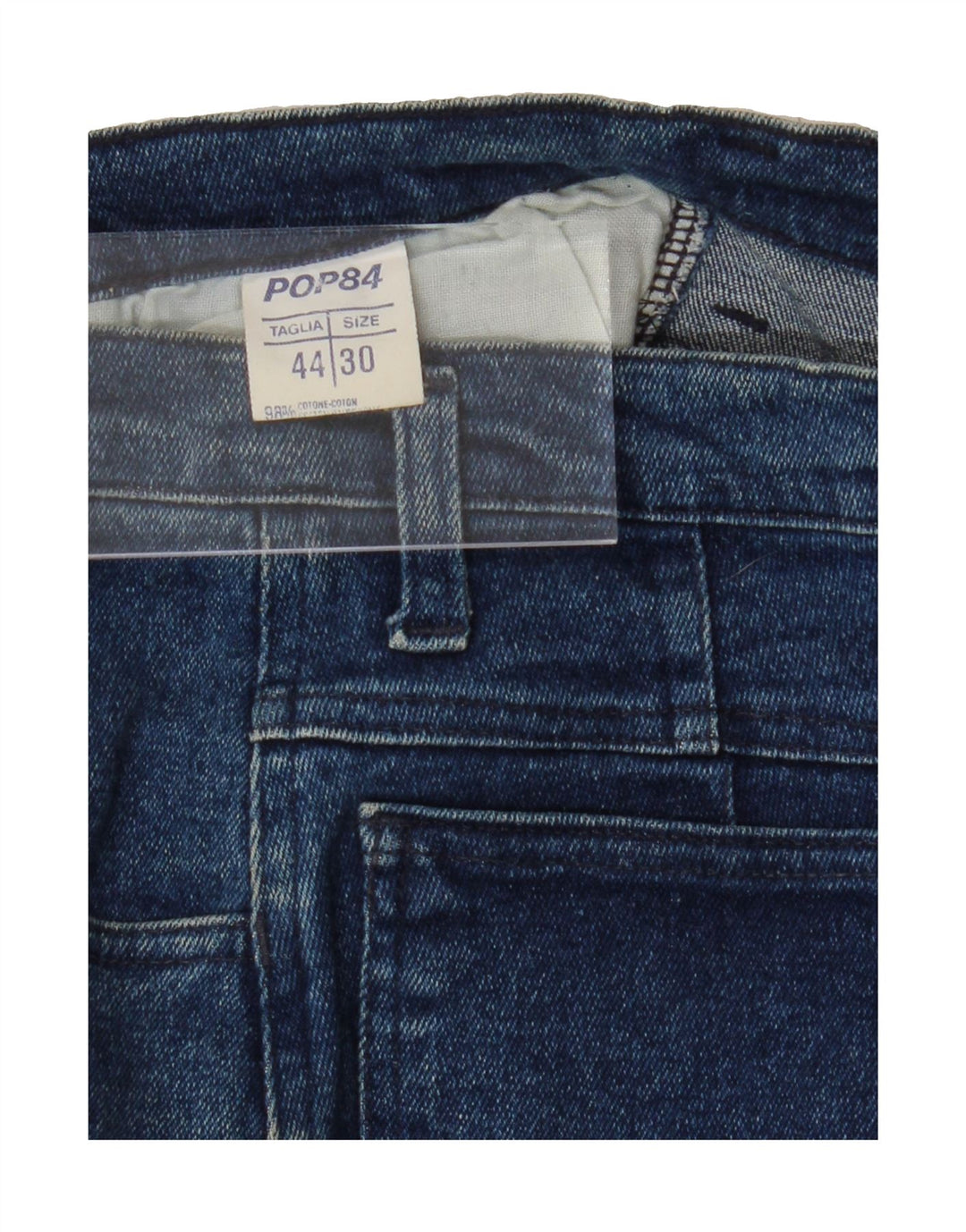 POP 84 Womens Denim Skirt IT 44 Medium W30  Blue Cotton Vintage POP 84 and Second-Hand POP 84 from Messina Hembry 