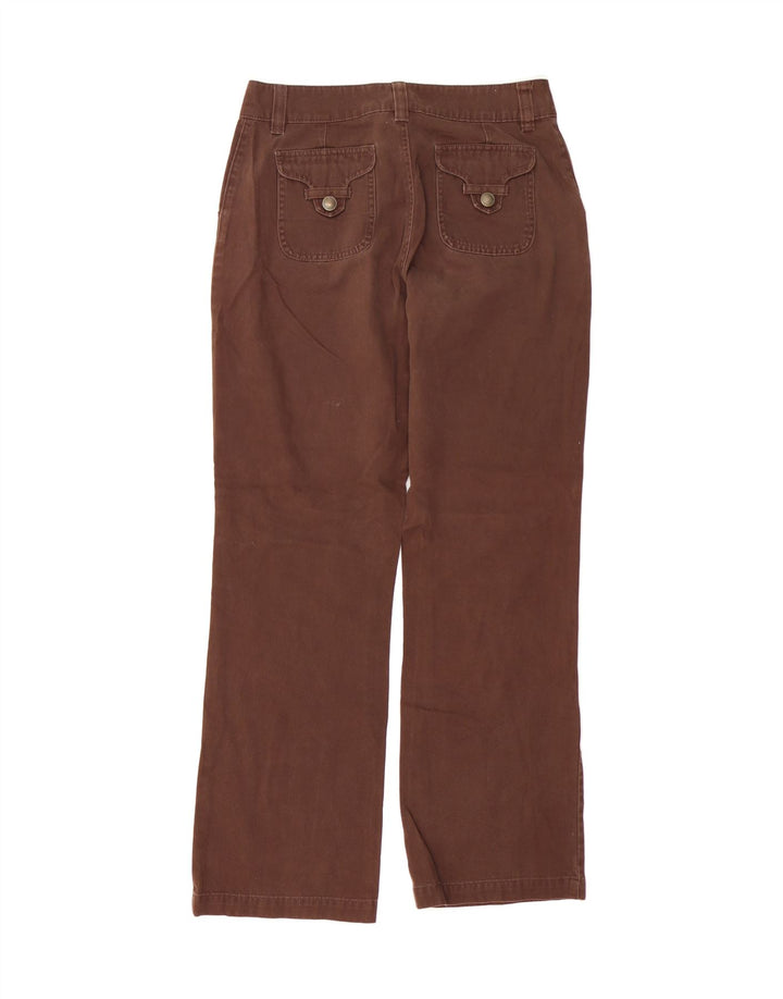 LEE Womens Straight Chino Trousers US 8 Medium W30 L31 Brown Cotton Vintage Lee and Second-Hand Lee from Messina Hembry 