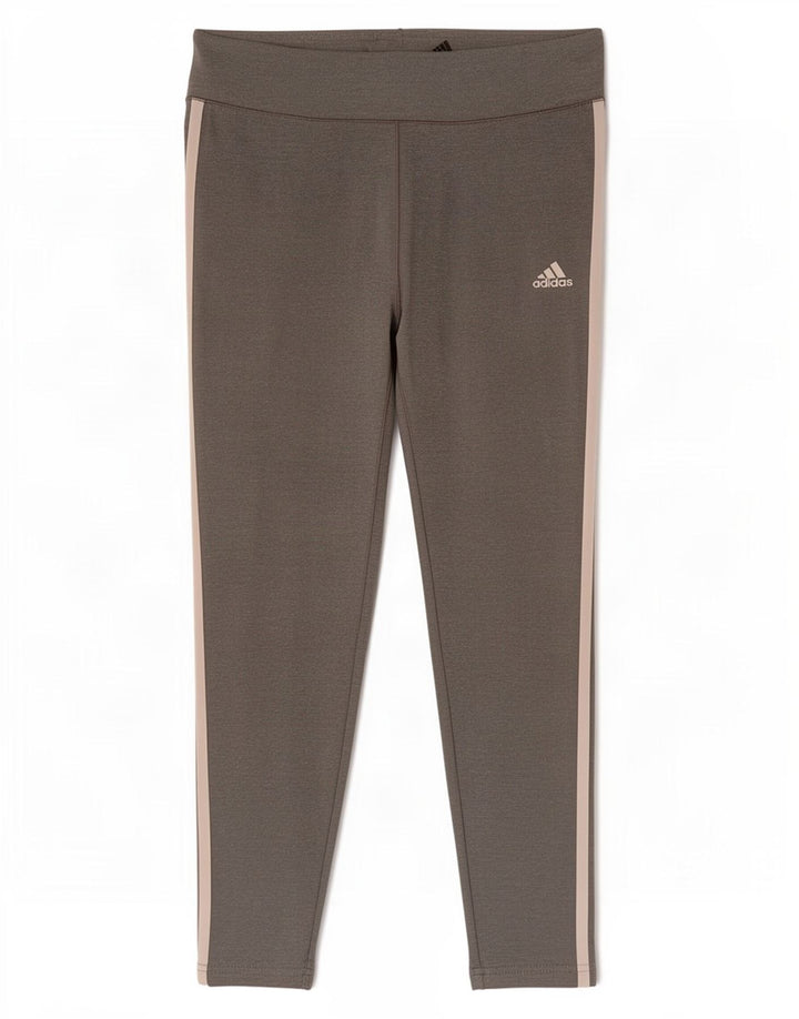 Leggings Adidas Climalite Feminina UK 12/14 Cinza Médio