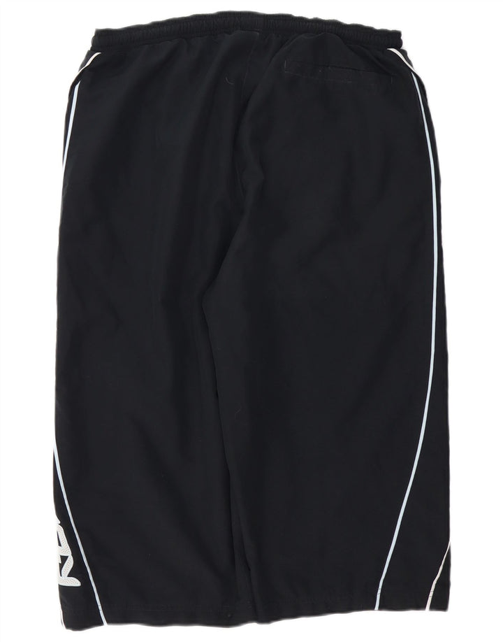 REEBOK Mens Graphic Bermuda Sport Shorts IT 50 Grande Poliéster Preto