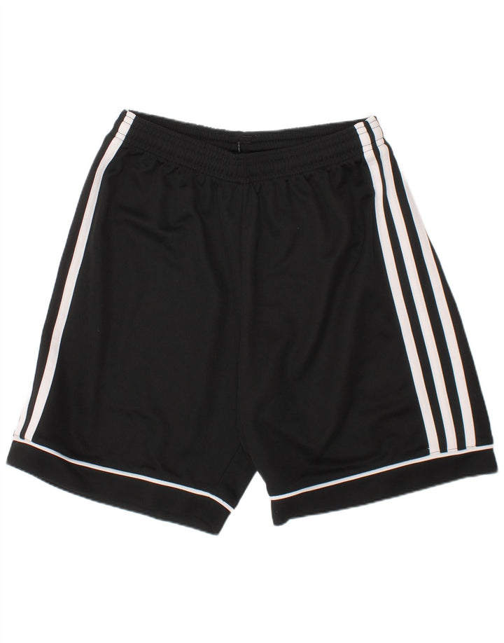 Shorts esportivos Adidas Boys Climalite 11-12 anos preto poliéster