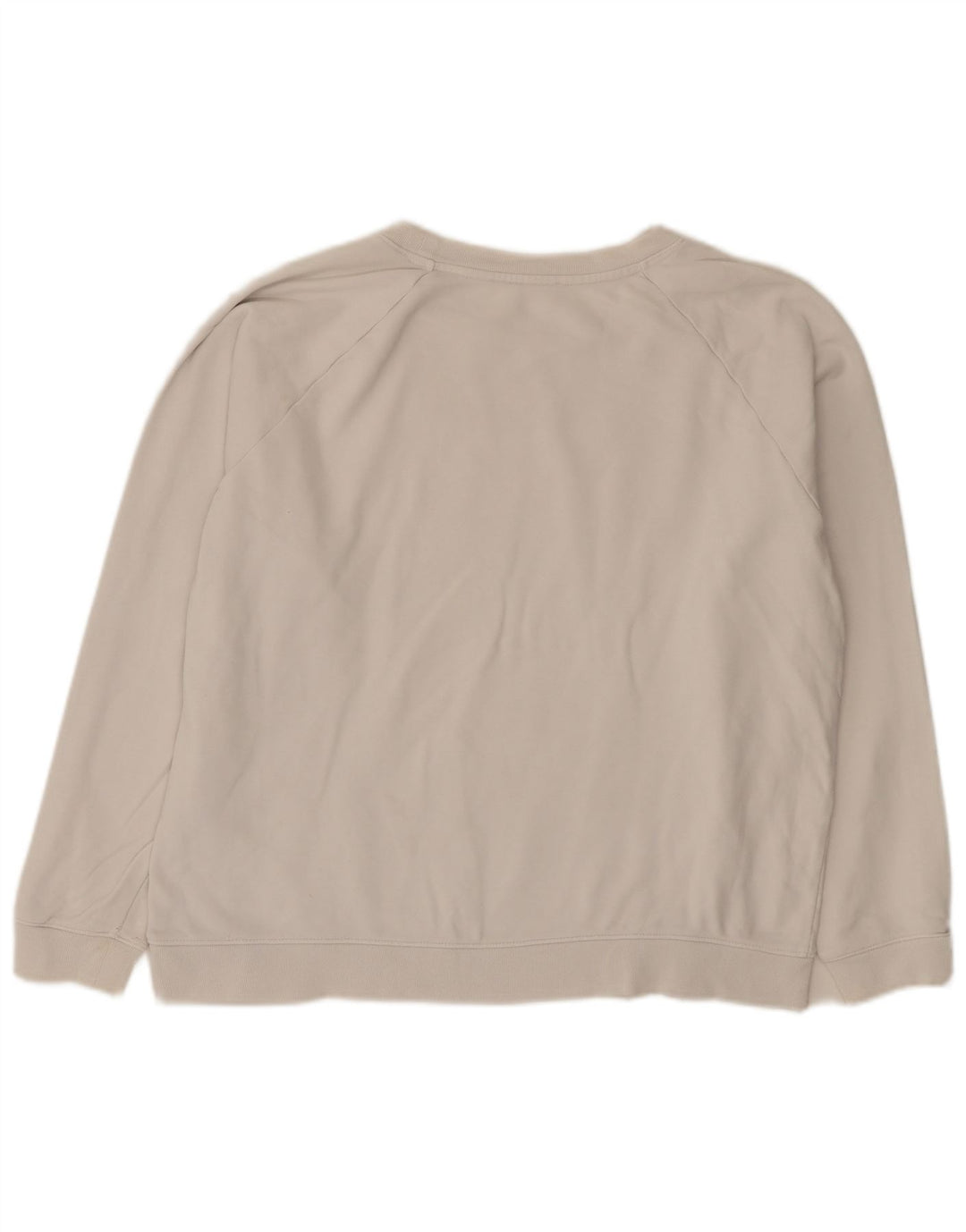 Moletom feminino Levi's com estampa oversized, Reino Unido 16, grande, algodão branco