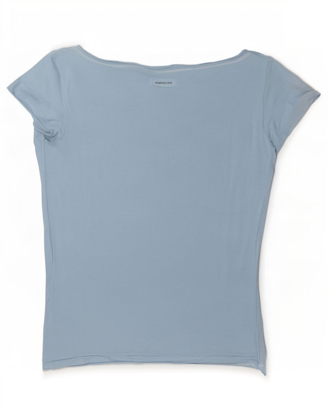 Camiseta feminina Murphy & Nye UK 12 algodão azul médio