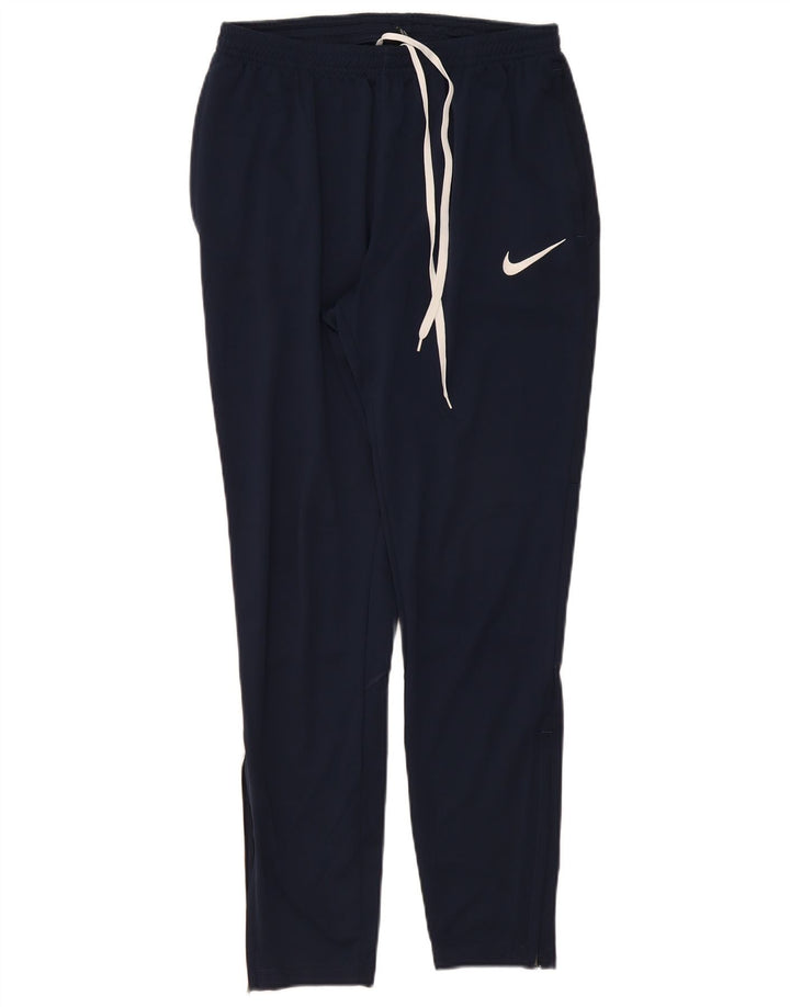 Calça de treino masculina Nike Dri Fit médio azul marinho poliéster
