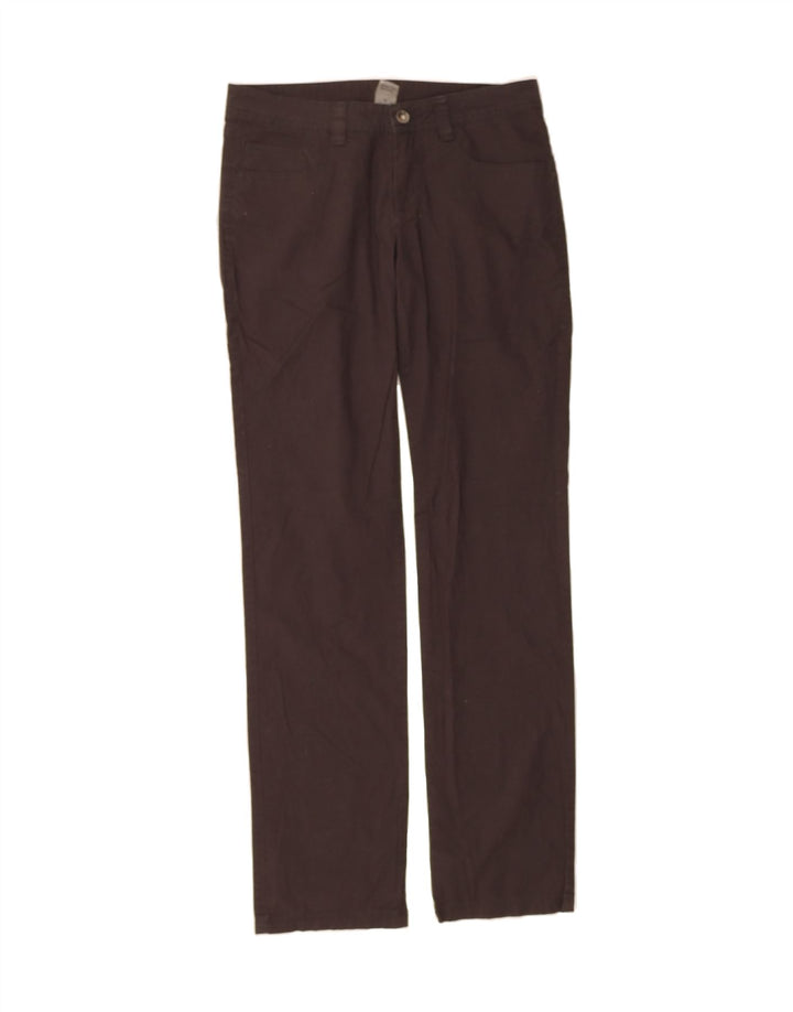HELLY HANSEN Womens Straight Casual Trousers W28 L34 Grey Cotton Vintage Helly Hansen and Second-Hand Helly Hansen from Messina Hembry 