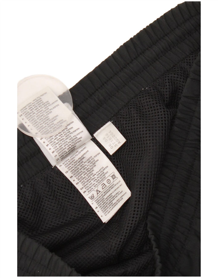 Calça de treino masculina Adidas grande poliéster preto