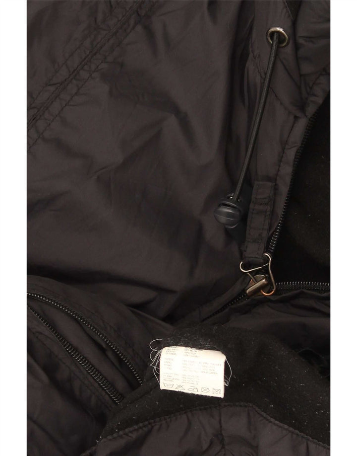 Jaqueta acolchoada masculina Guru UK 38 nylon preto médio