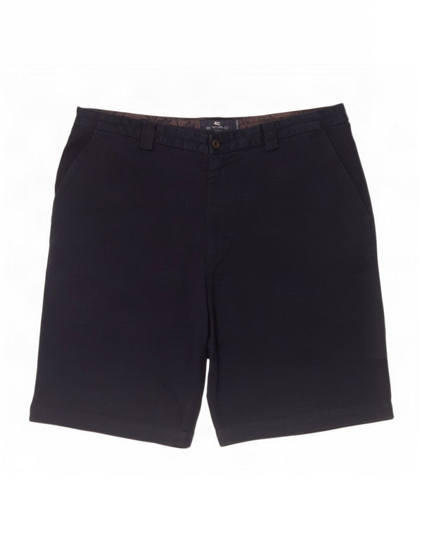 Etro Mens Chino Shorts Large W36 Navy Blue Cotton