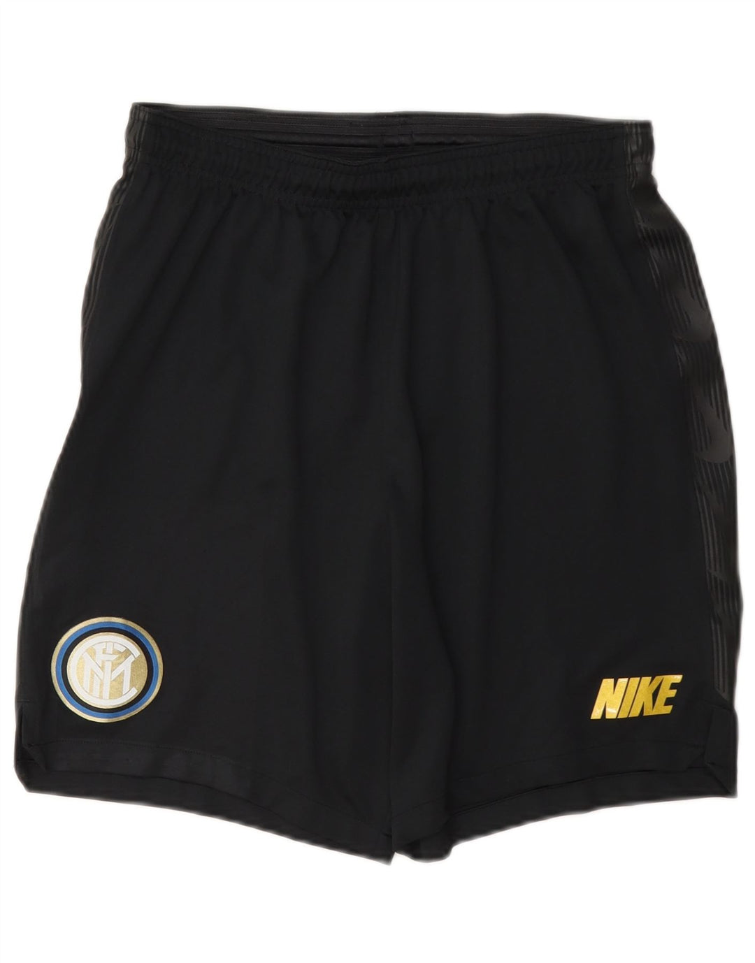 Nike Mens Inter Milan Sport Shorts Médio Preto Poliéster