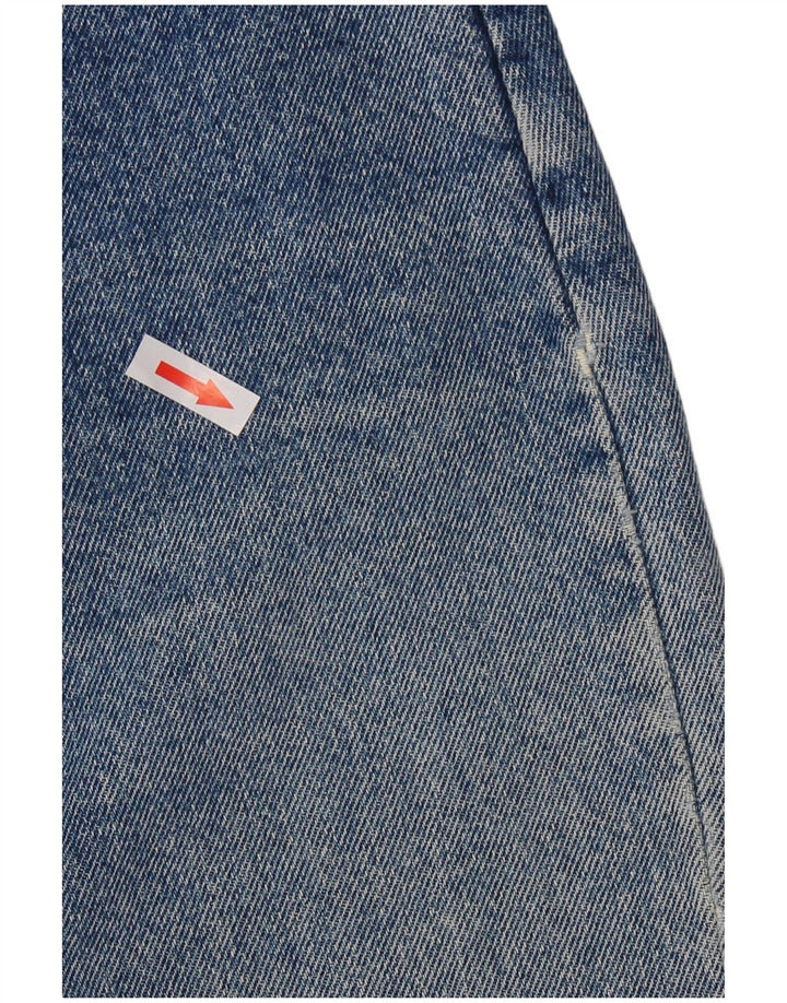 Saia jeans feminina LEVI'S W26 pequeno algodão azul