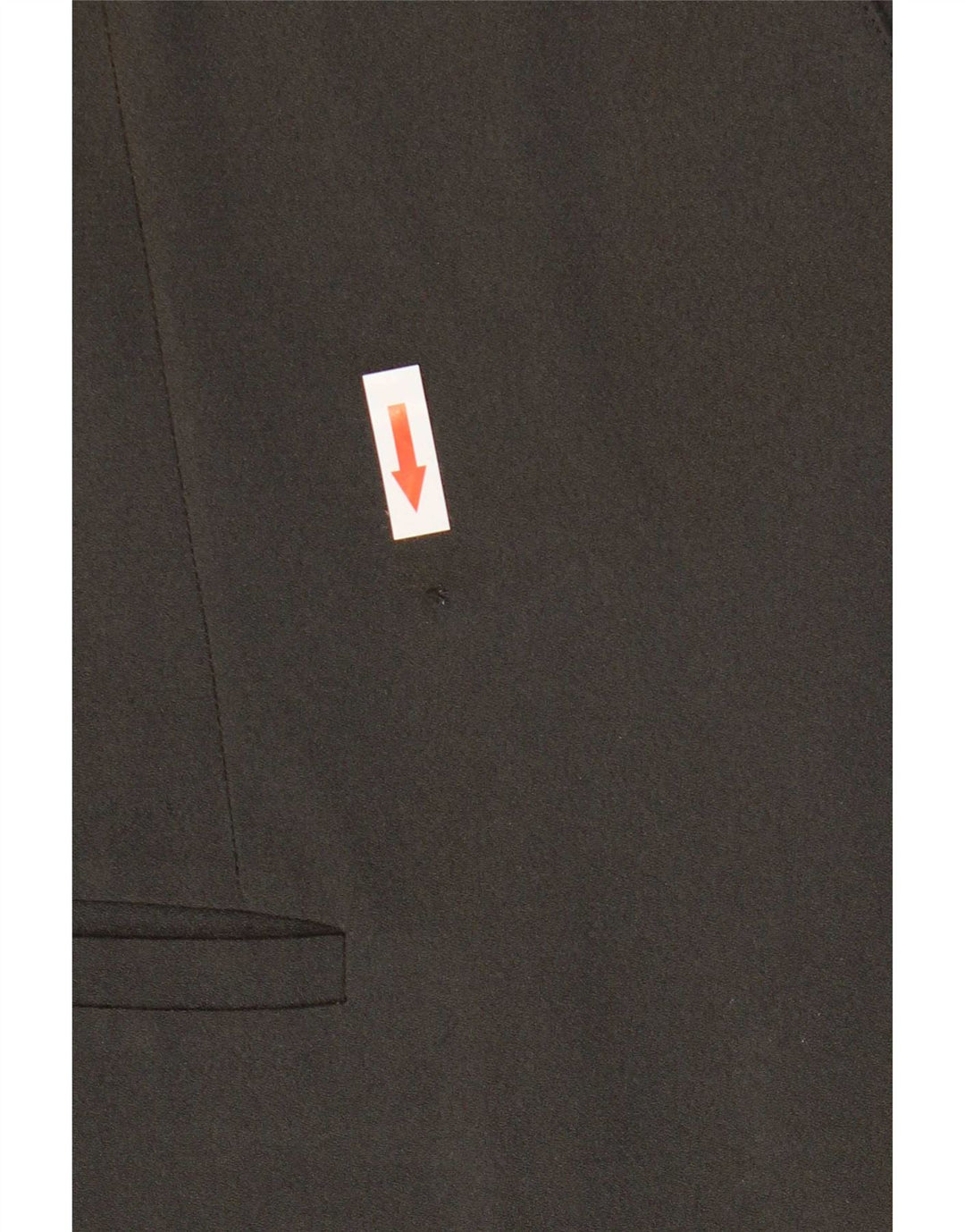Jaqueta Blazer Feminina Vintage com 1 Botão Reino Unido 14 Acetato Preto Médio