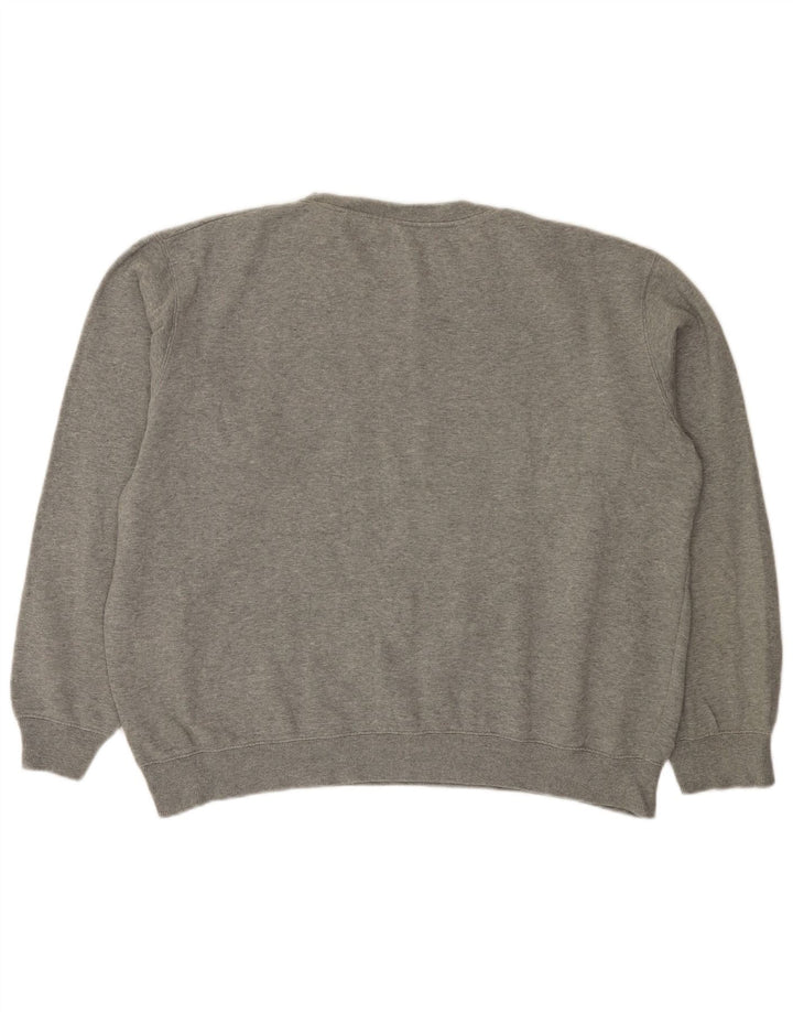 Fila Mens Graphic Moletom Jumper XL Cinza Algodão