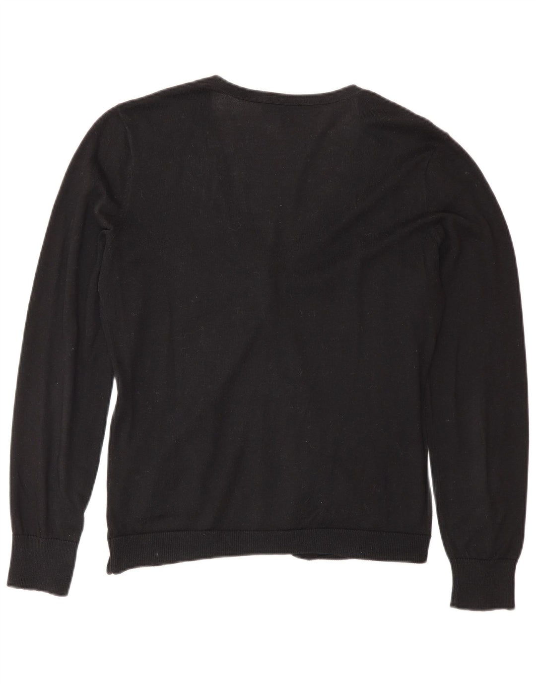 Suéter cardigã feminino Ralph Lauren Reino Unido 10 pequeno preto