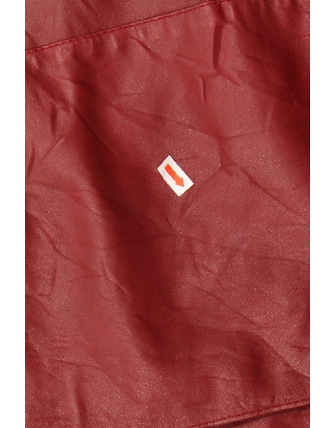 Jaqueta de couro feminina VINTAGE EU 46 XL couro borgonha