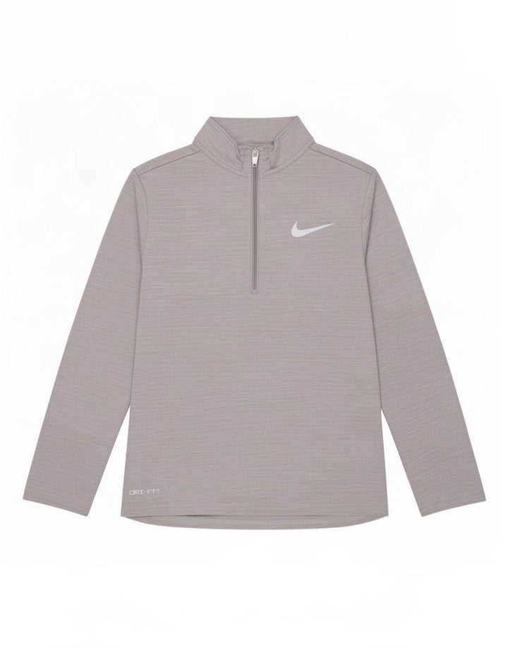 Nike Boys Dri Fit Pullover Treino Top 4-5 Anos Pequeno Cinza Salpicado