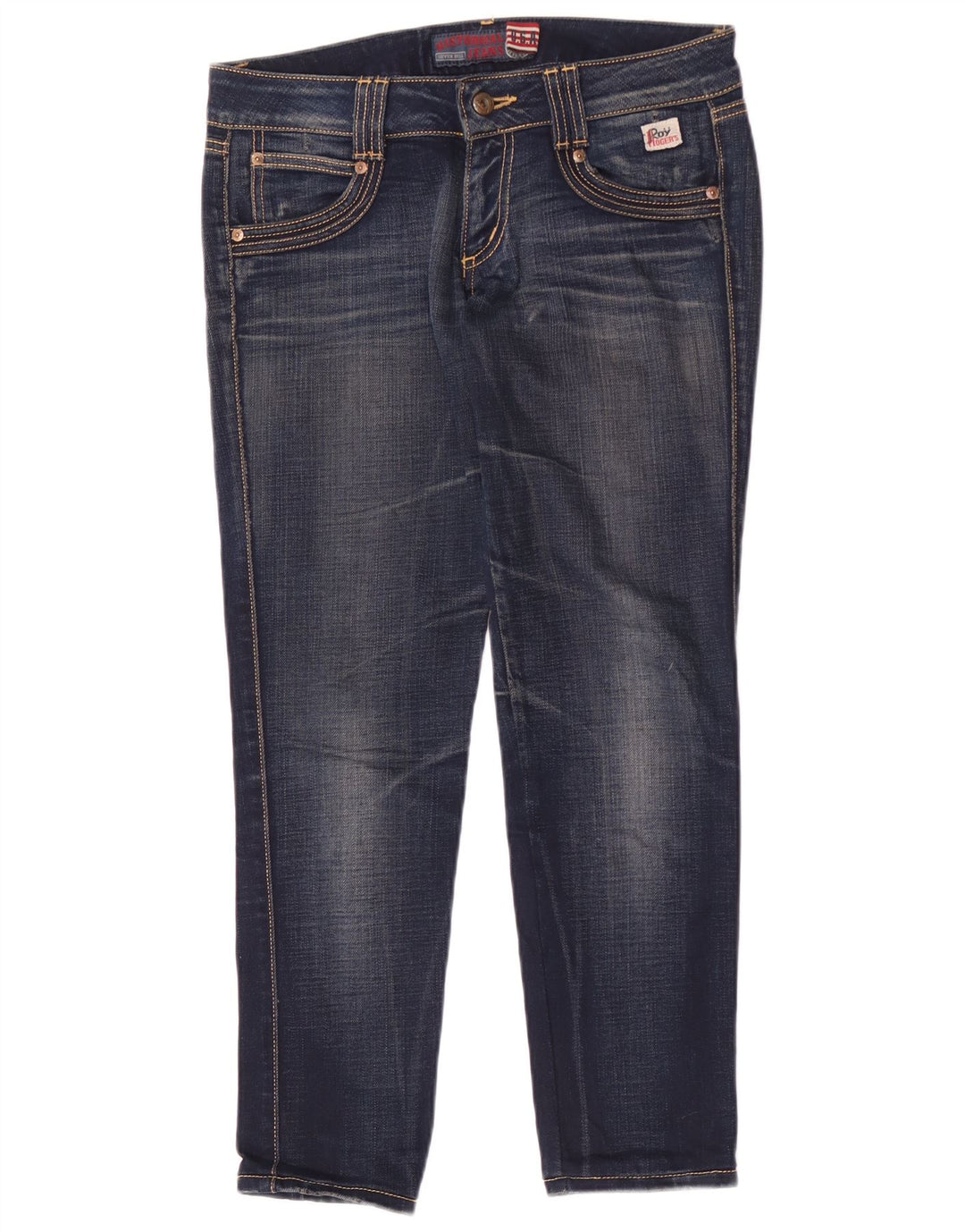 Roy Rogers Calça Jeans Feminina Slim IT 42 Médio W28 L28 Azul