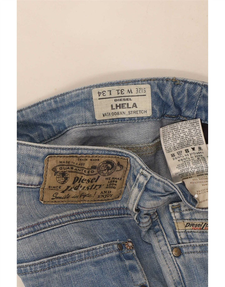 Diesel Feminino Lhela Slim Jeans W31 L34 Azul Algodão
