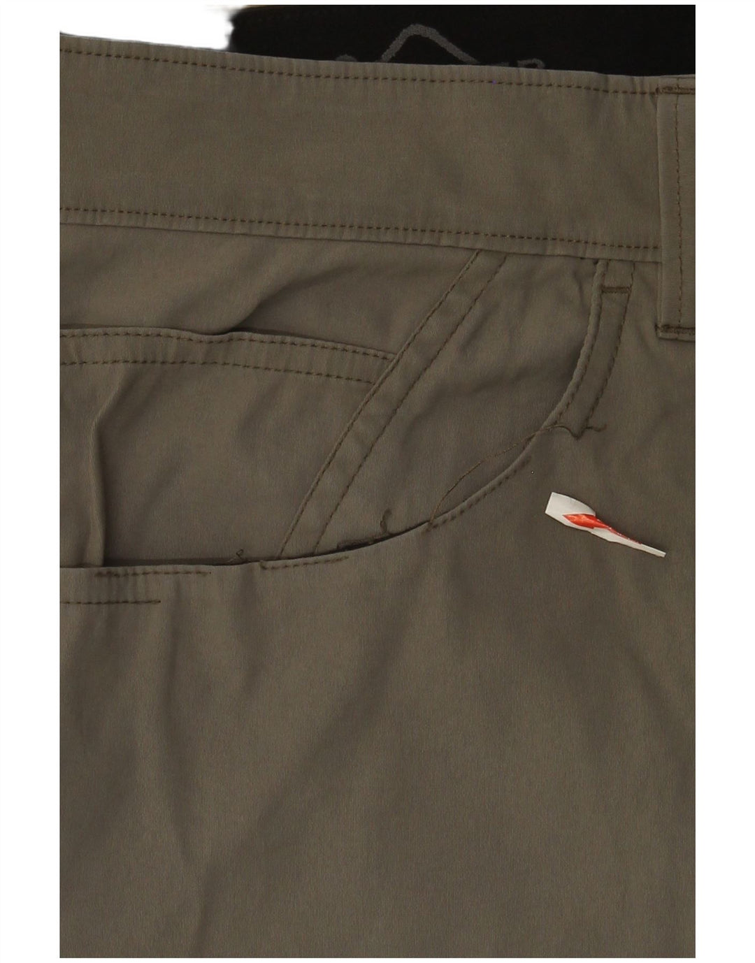 Calça casual reta masculina Eddie Bauer W36 L32 cinza nylon