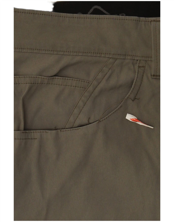 Calça casual reta masculina Eddie Bauer W36 L32 cinza nylon
