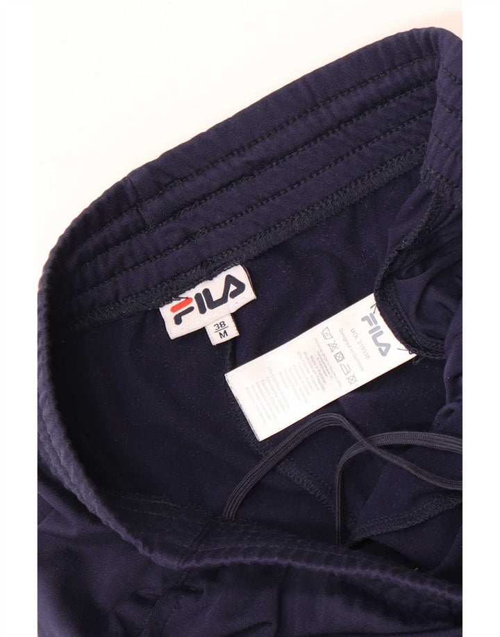 Calça de treino masculina Fila médio azul marinho poliéster