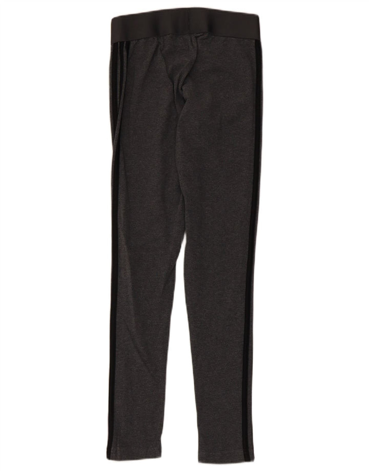 Leggings Adidas Femininas UK 8/10 Pequenas Cinza