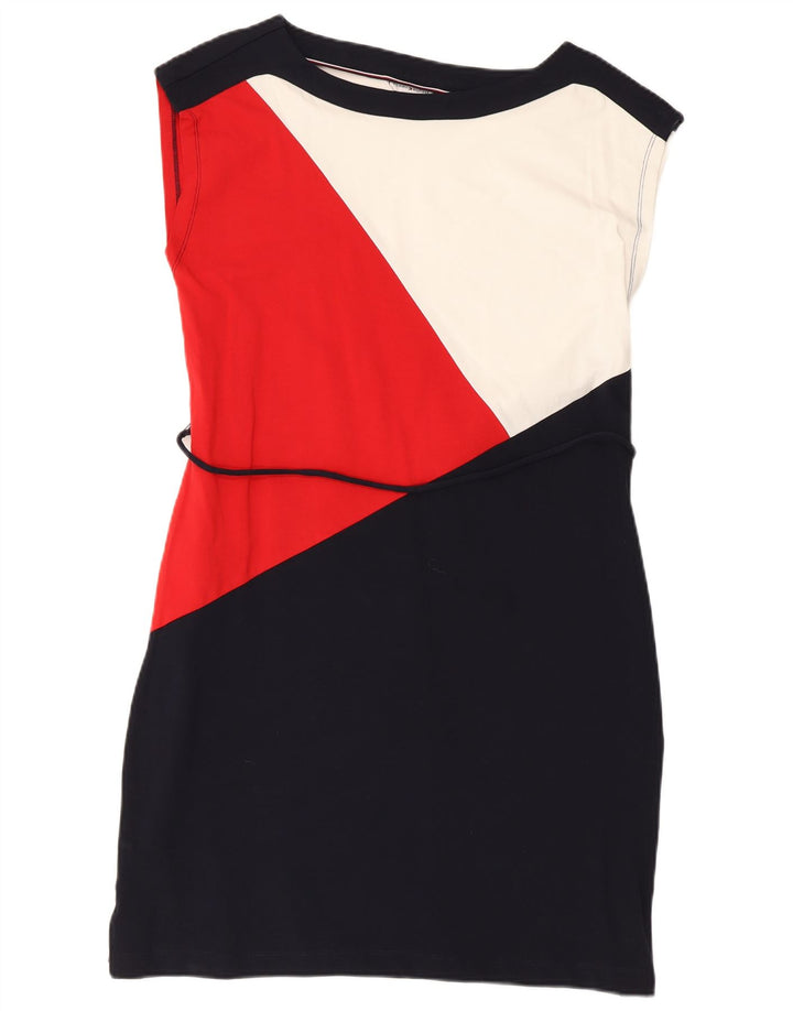 Vestido bainha feminino Tommy Hilfiger UK 12 médio multicolorido colorblock