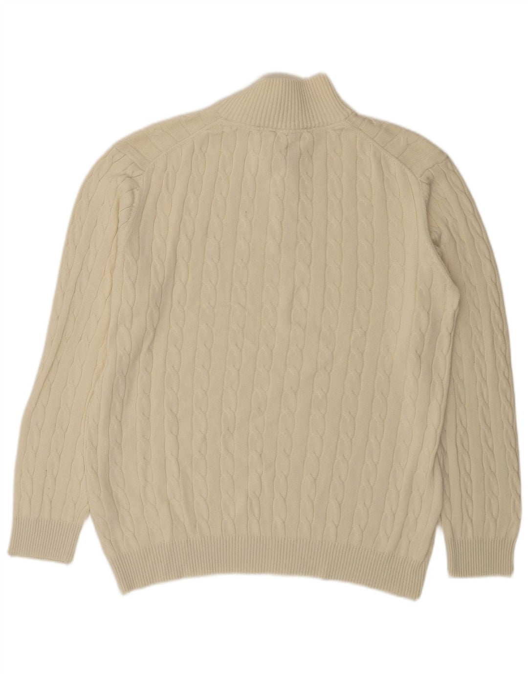 Suéter masculino Gant com gola e botão 2XL em algodão branco