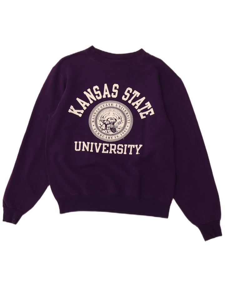 CHAMPION Suéter gráfico masculino pequeno roxo