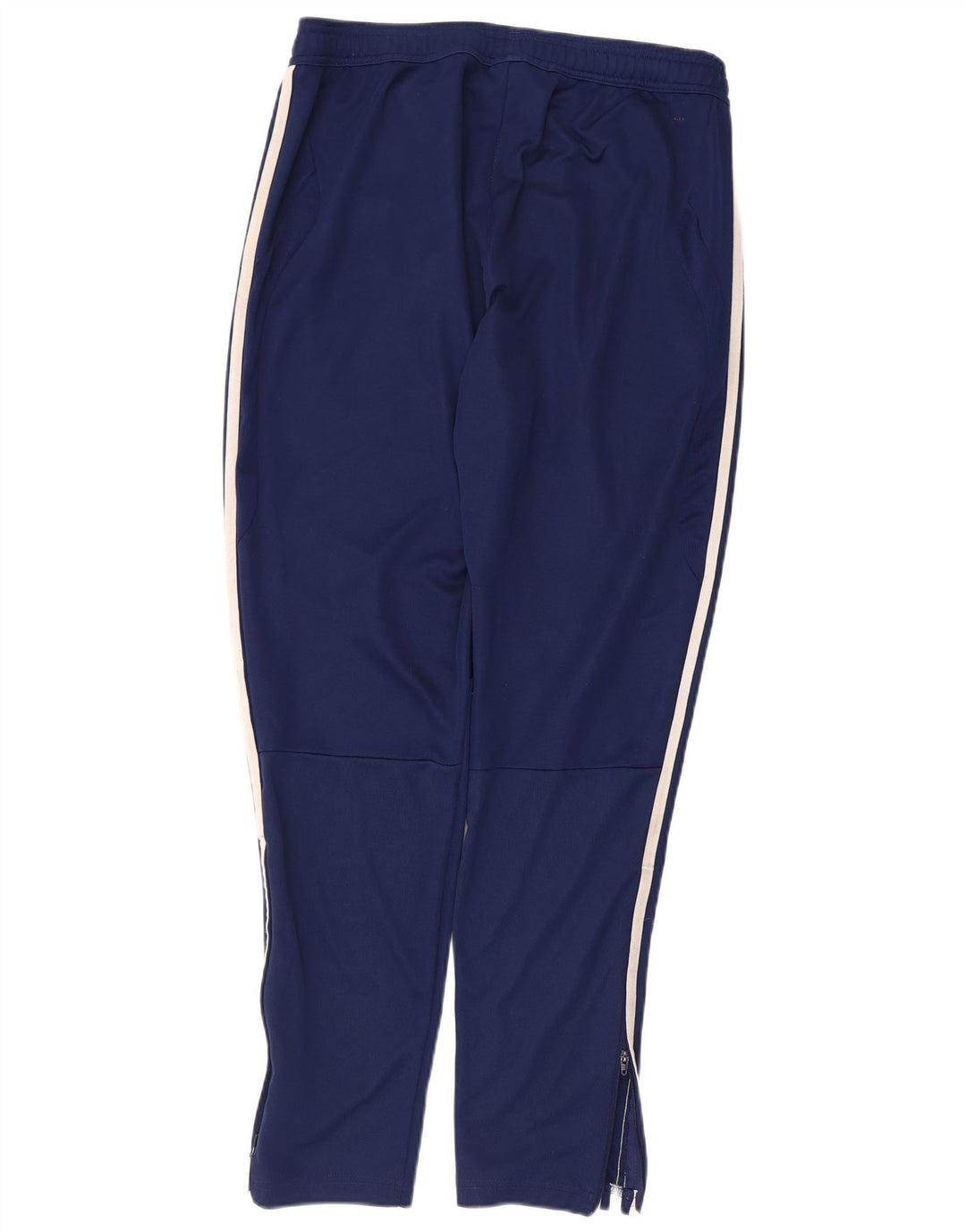Calça de treino masculina Adidas grande poliéster azul marinho