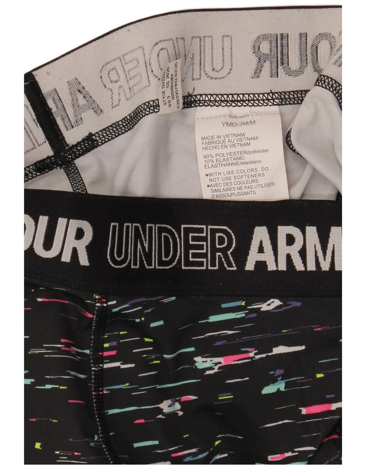 Calça de treino para meninas Under Armour 9-10 anos médio preto manchado
