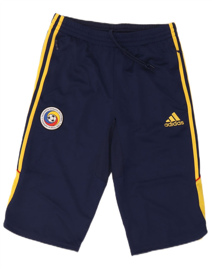 Adidas Mens Climacool Bermuda Sport Shorts Médio Azul Marinho Colorblock