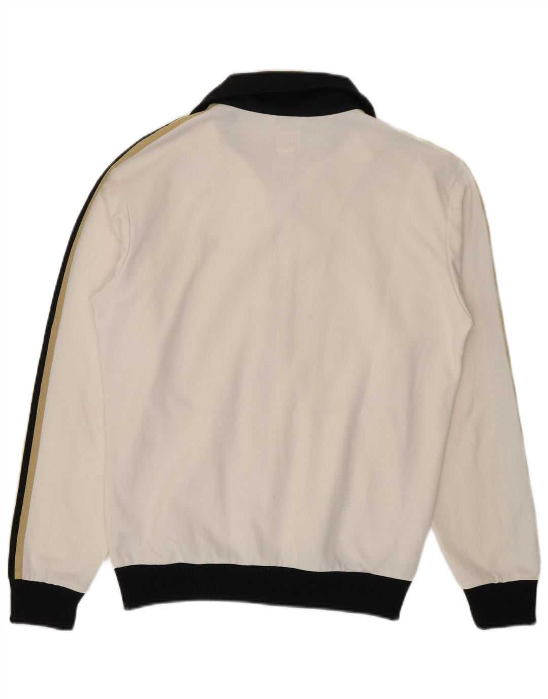 Adidas Mens Tracksuit Top Jacket Médio Branco Colourblock Poliéster