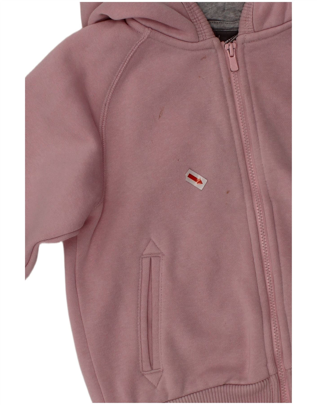 Suéter PUMA Baby Girl com capuz e zíper 18-24 meses algodão rosa