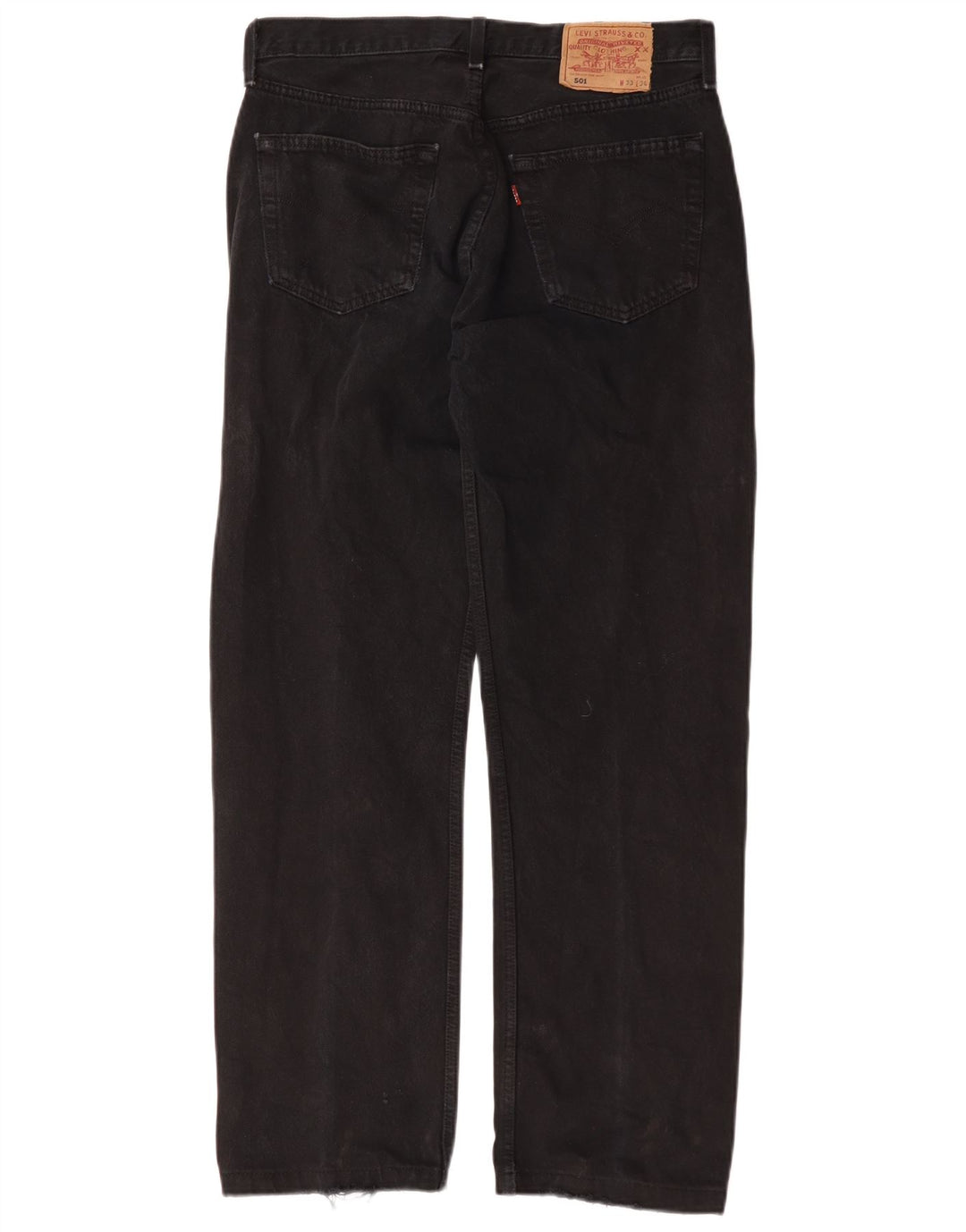 Levi's Feminino 501 W32 L29 Algodão Preto