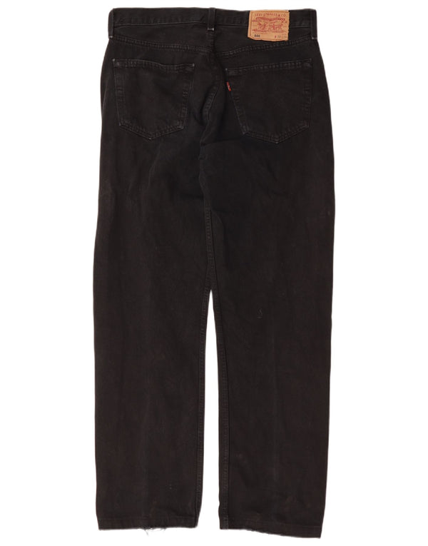 Levi's Feminino 501 W32 L29 Algodão Preto